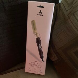 Andis Gold Ceramic electronic Press Comb with Pink Box